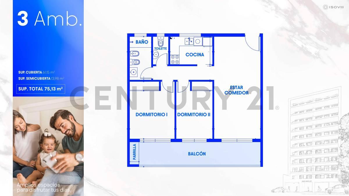VENTA Departamento 3 ambientes en pozo | Caseros – ACEPTA PERMUTA — foto 1