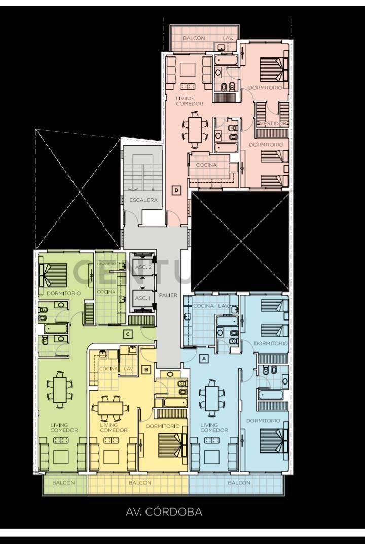 VENTA DEPARTAMENTO EN PALERMO A ESTRENAR 2 AMBIENTES AL FRENTE, 70 M2 CON COCHERA Y BAULERA — foto 1