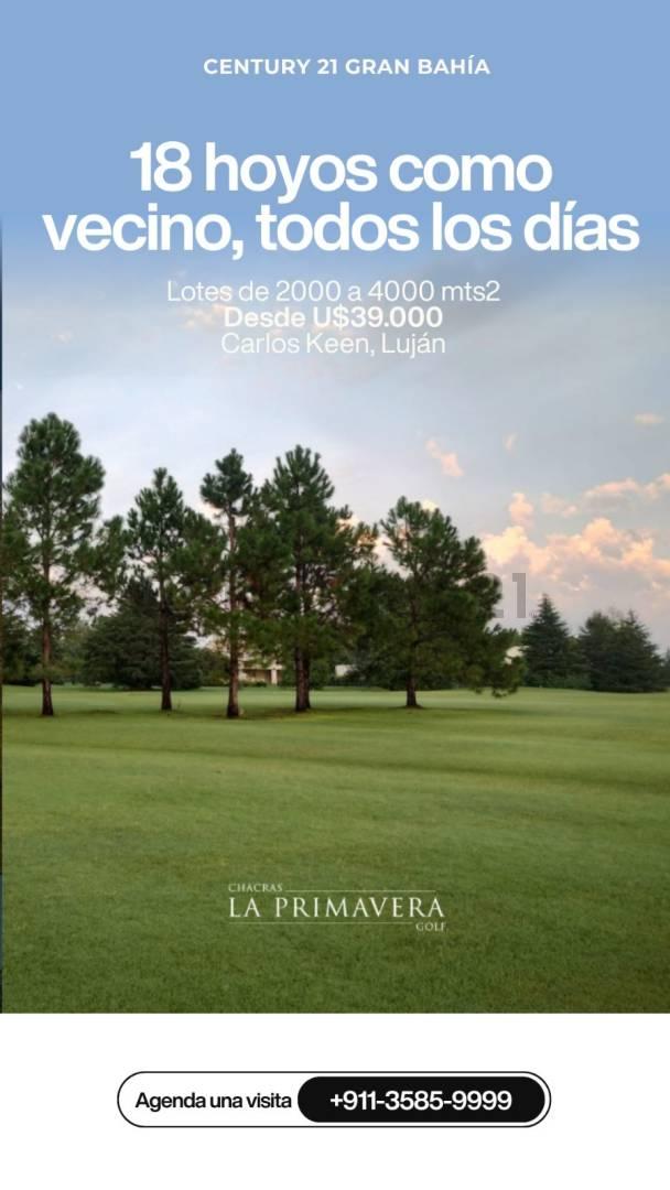 Lote en Venta en Chacras La Primavera Golf, Carlos Keen (Luján) — foto 1