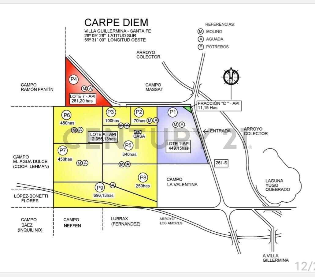 Venta de establecimiento Rural- campo en Villa Guillermina Santa Fe — foto 1
