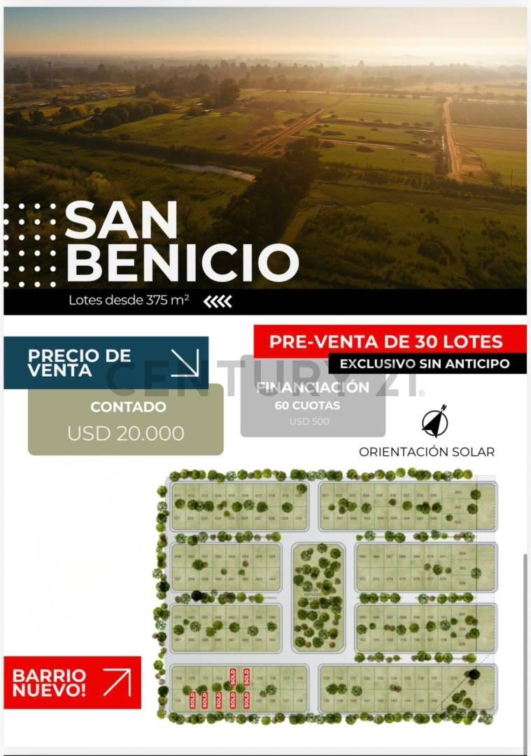 VENTA LOTES EN SAN BENICIO - PILAR — foto 1