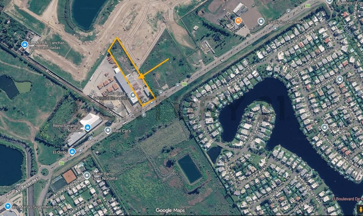 Alquiler terreno comercial Sobre ruta 27 Nordelta Villanueva Benavidez 1 hectarea — foto 1