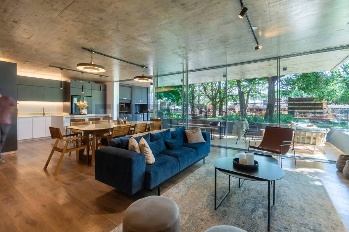 Departamento con Alma de Casa, 3 Ambientes, 2 Suites, Parrilla, Jardín, en Barrio Privado — foto 1