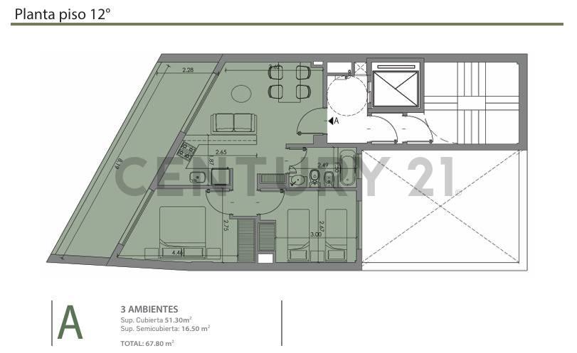 VENTA DEPARTAMENTO 3 AMBIENTES EN VILLA CRESPO - FINANCIACIÓN — foto 1