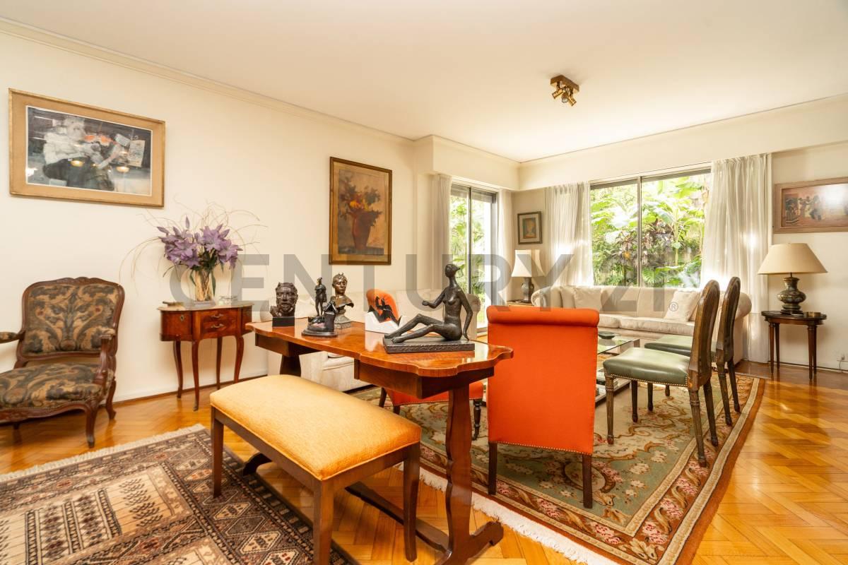 VENTA RECOLETA DEPARTAMENTO 5 AMBIENTES CON COCHERA FIJA 320 M2 DE PARQUE — foto 1