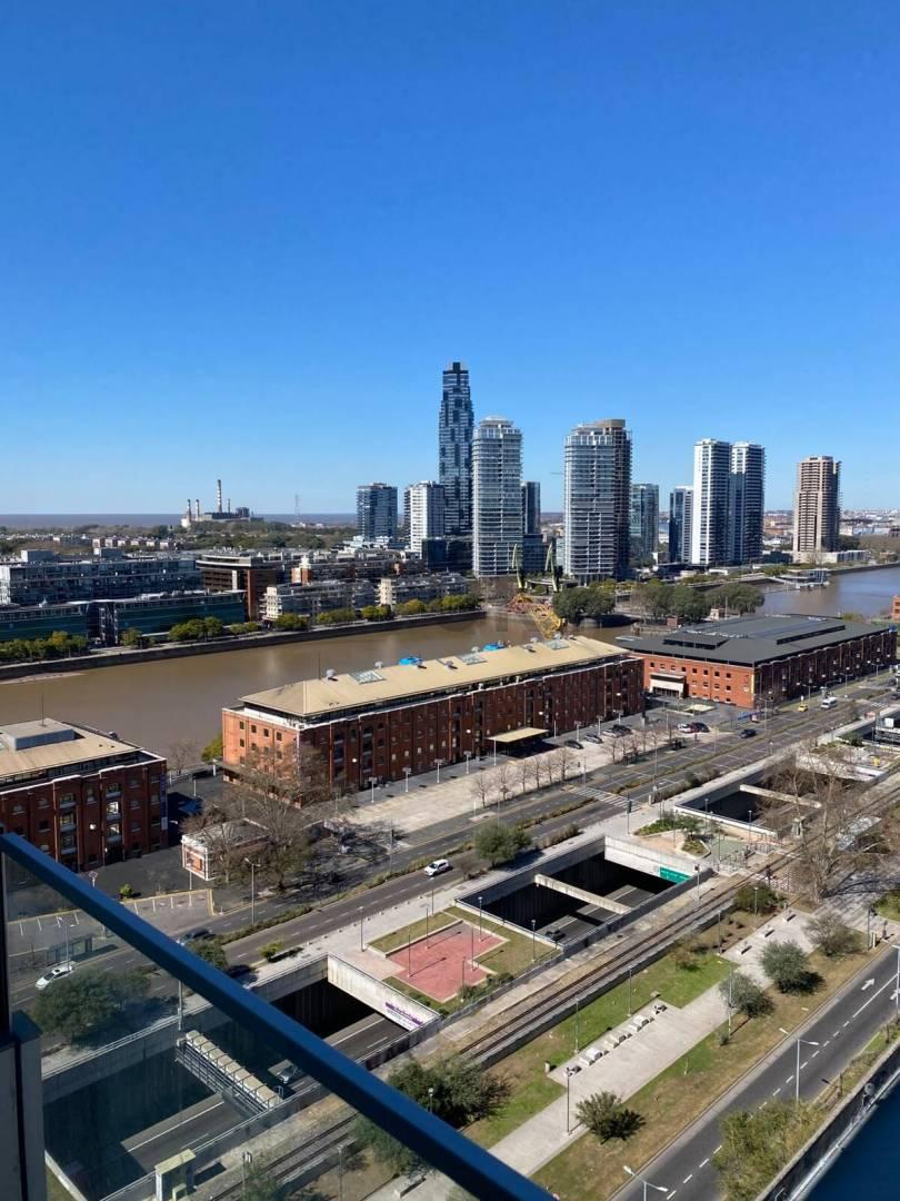 Alquiler Monoambiente Quartier del Bajo Puerto Madero Piso 22 Torre 2 Full Amenities — foto 1
