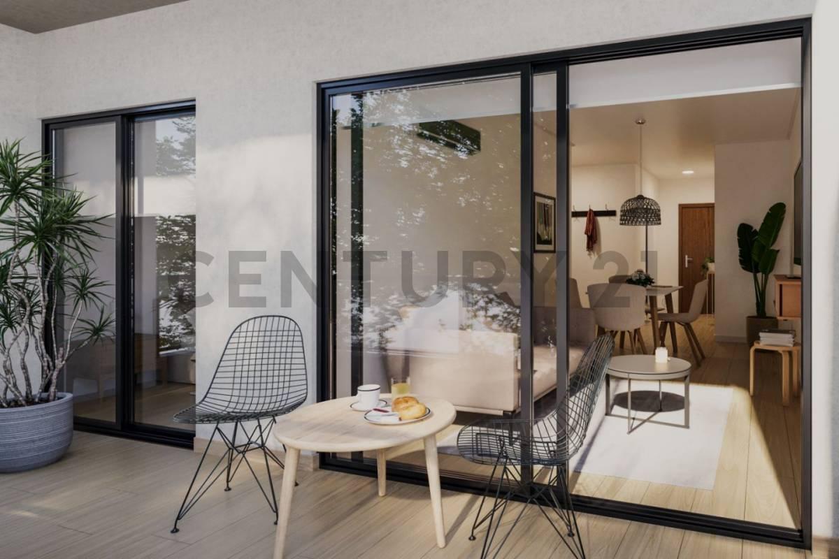 Departamento de 1 dormitorio en construcción con balcón corrido –1º piso al frente, La Plata — foto 1