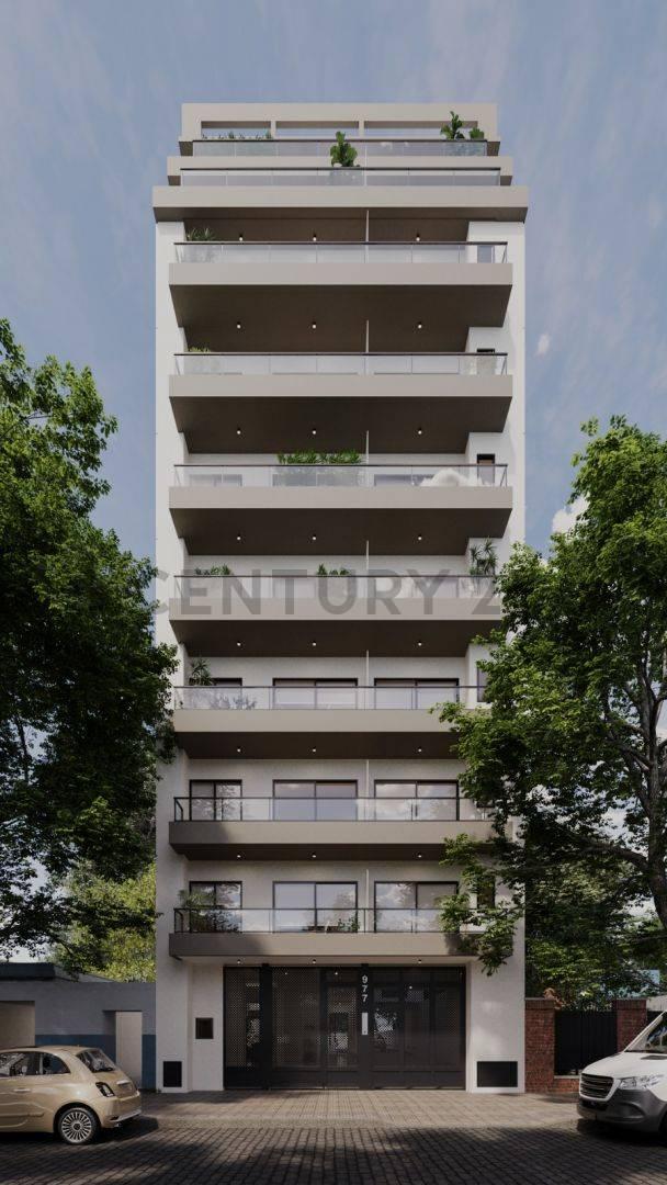 Monoambiente en construcción con balcón – 5º piso al contrafrente, La Plata — foto 1