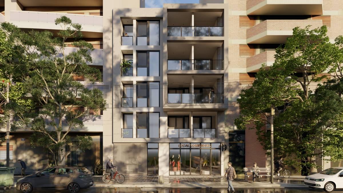 DEPARTAMENTO MONOAMBIENTE EN VENTA – EDIFICIO EN CONSTRUCCIÓN – LA PLATA — foto 1