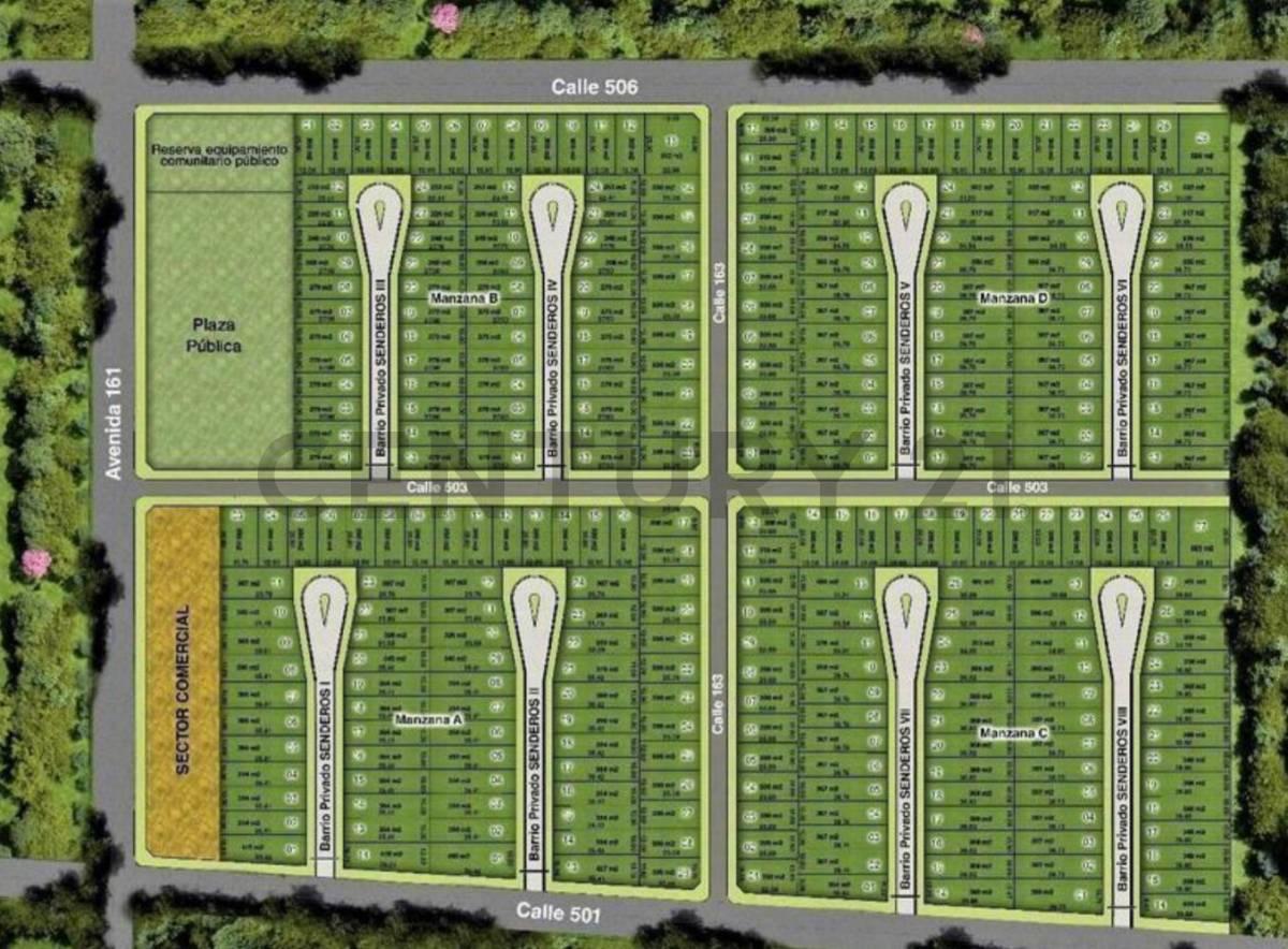 161 y 501 LOTE EN VENTA BARRIO SENDEROS 300MTS — foto 1