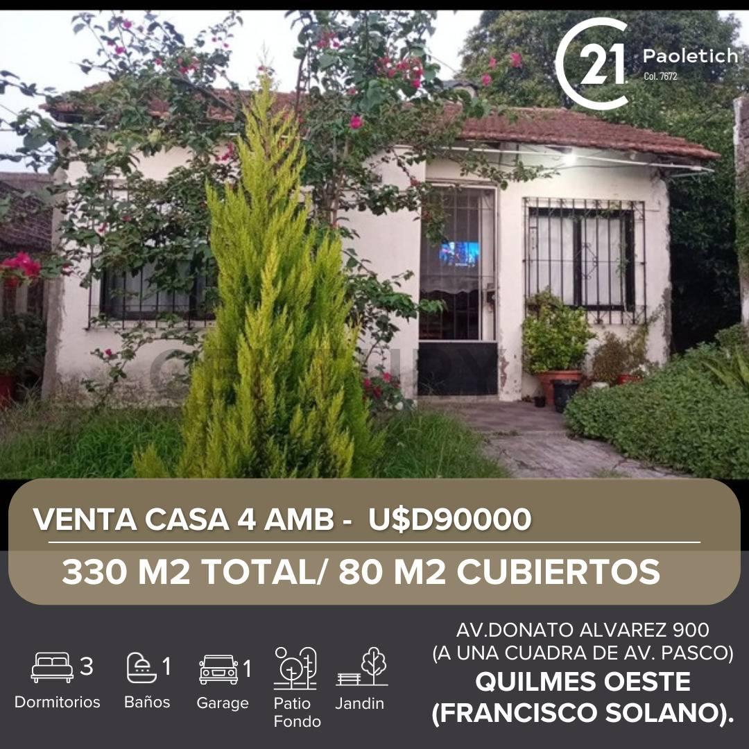 VENTA CASA 4 AMBIENTES CON LOTE GRANDE — foto 1