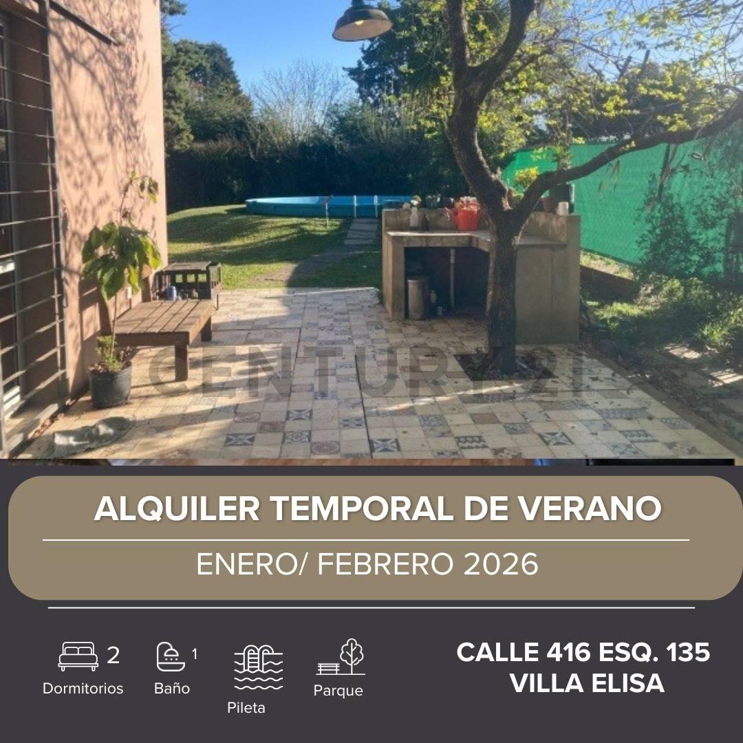 Alquiler temporal casa en Villa Elisa — foto 1