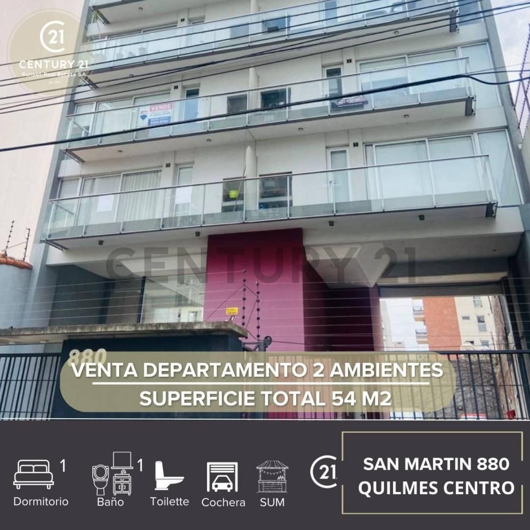 VENTA DEPARTAMENTO 2 AMBIENTES QUILMES CENTRO + COCHERA — foto 1