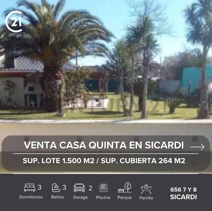 Venta de casa quinta en Parque Sicardi — foto 1