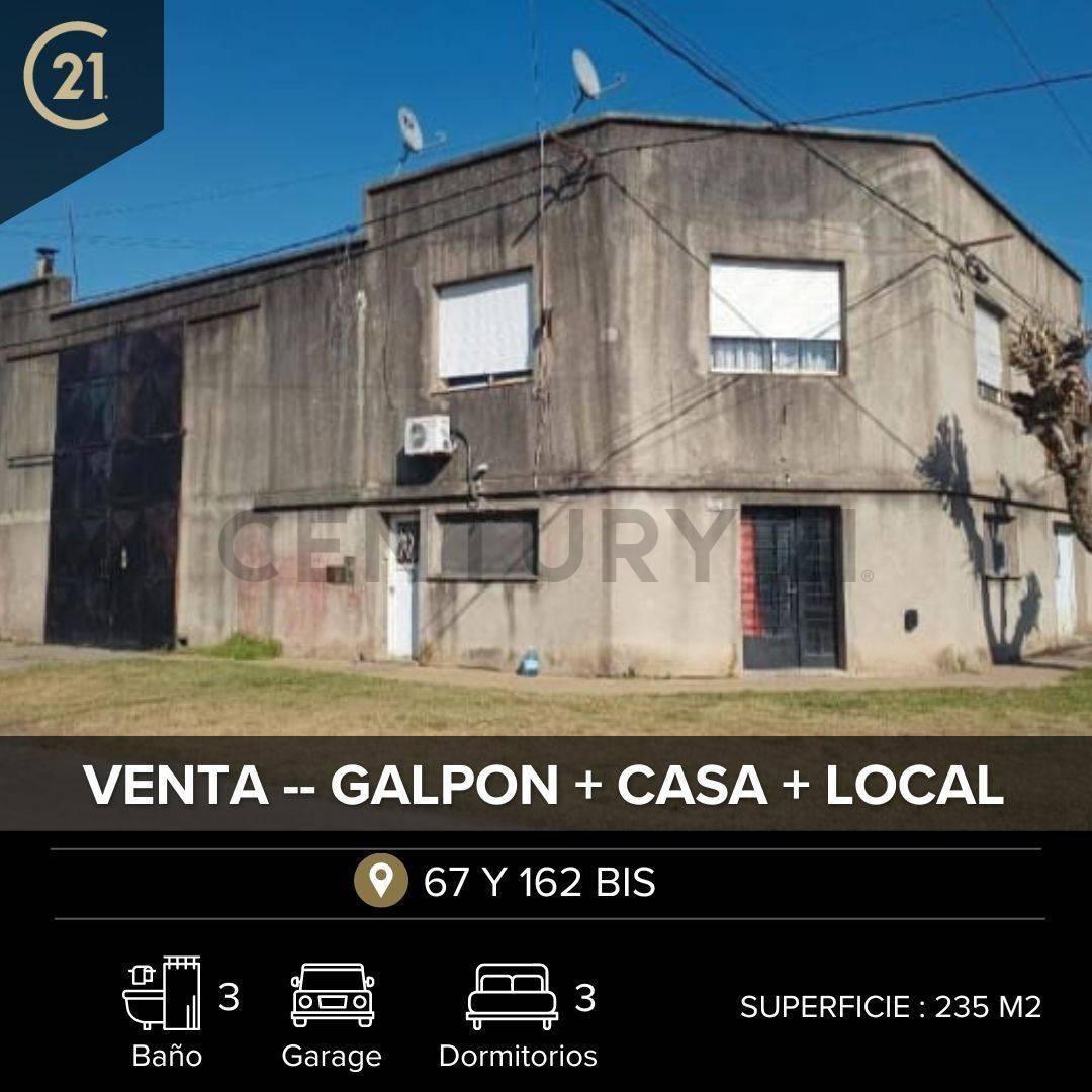 Venta de Galpon en Los Hornos La Plata con casa — foto 1