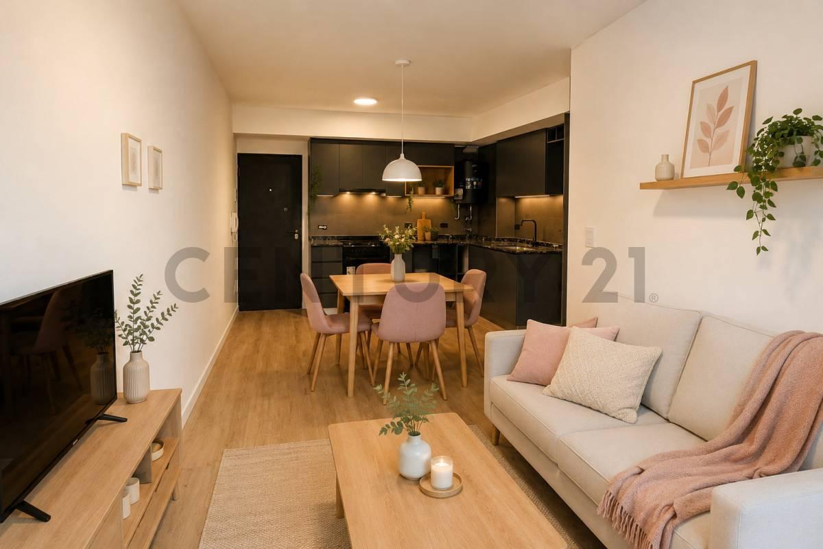 VENTA DEPARTAMENTO 1 DORMITORIO A ESTRENAR, BALCON AL FRENTE, PICHINCHA, ROSARIO — foto 1