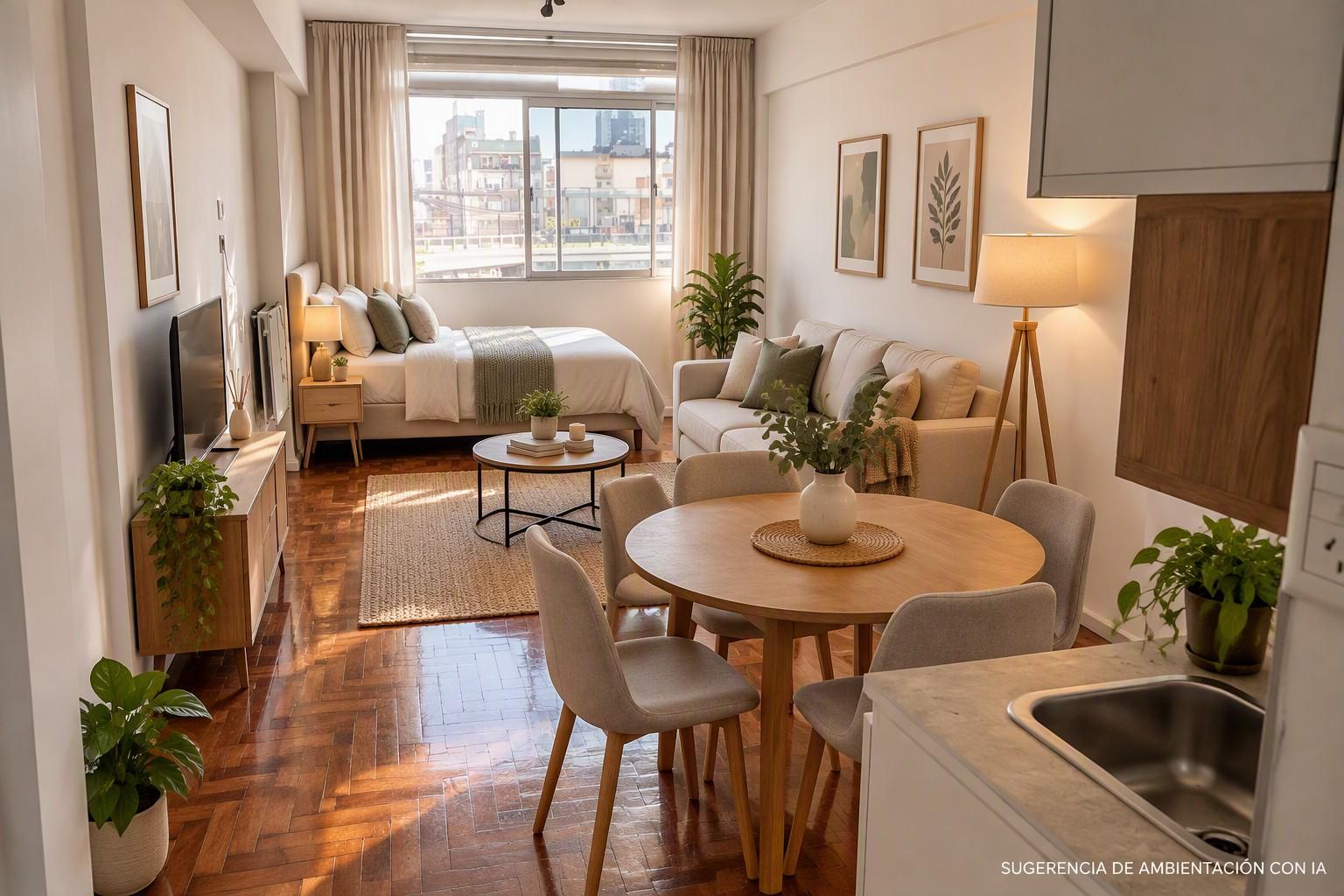 Venta de Monoambiente. Refaccionado. Luminoso — foto 1