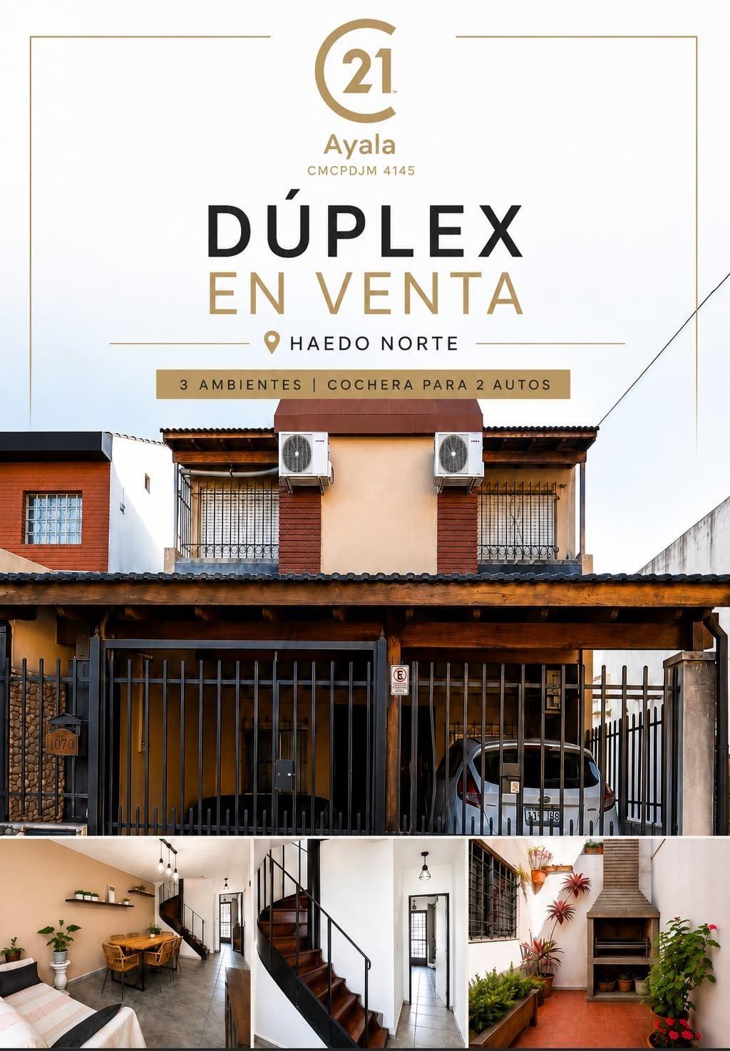 PH Dúplex en Venta 3 Ambientes en Haedo Norte - Apto Crédito Cochera para 2 Autos y parrilla — foto 1
