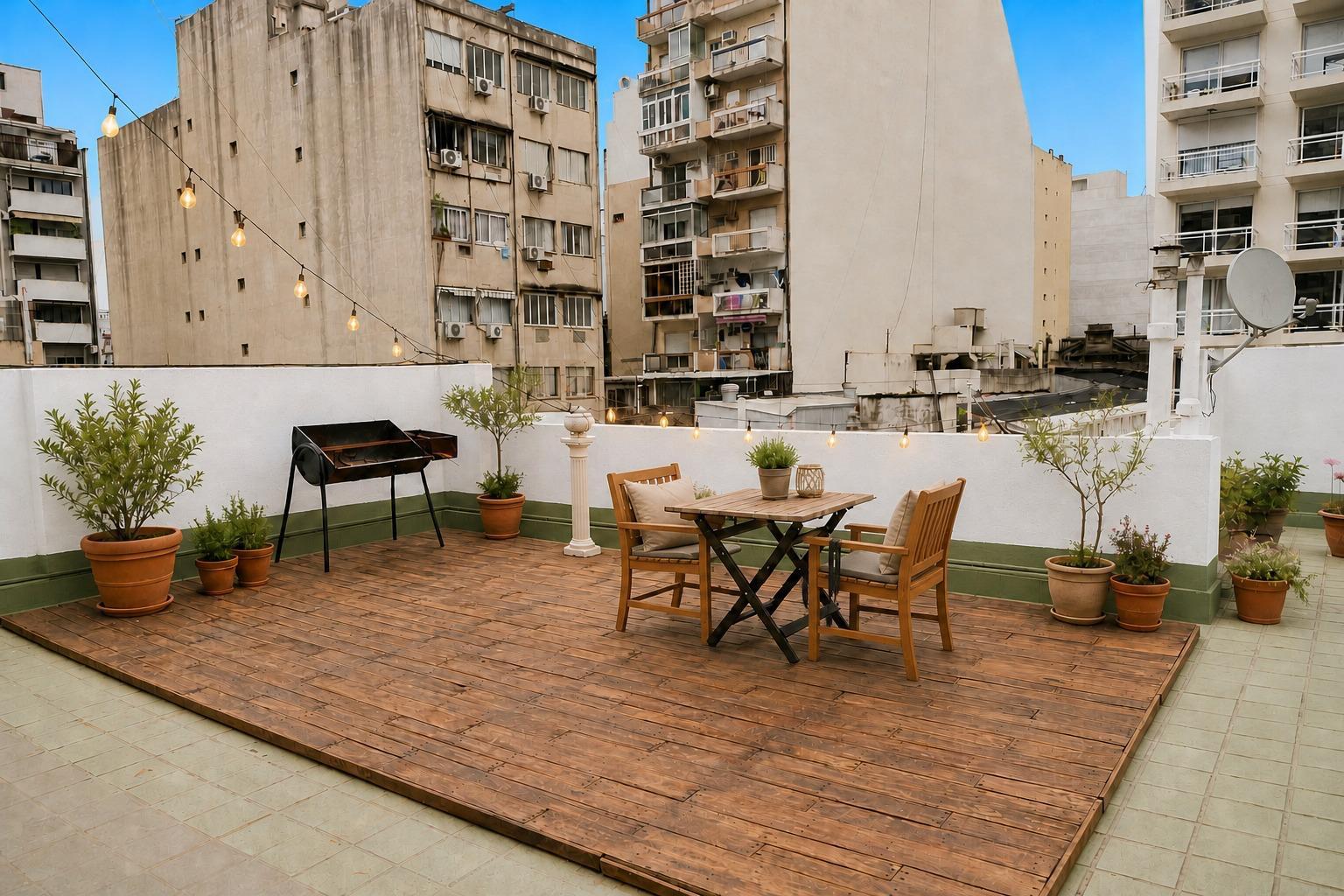 Departamento monoambiente con Gran Terraza Propia en el Centro de Buenos Aires Apto Credito — foto 1