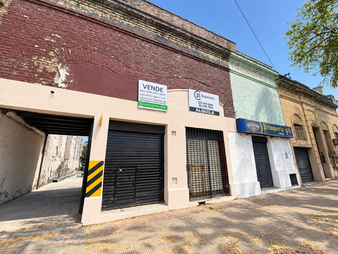 Galpón en alquiler La Plata – Diag. 80 e/ 39 y 40 — foto 1