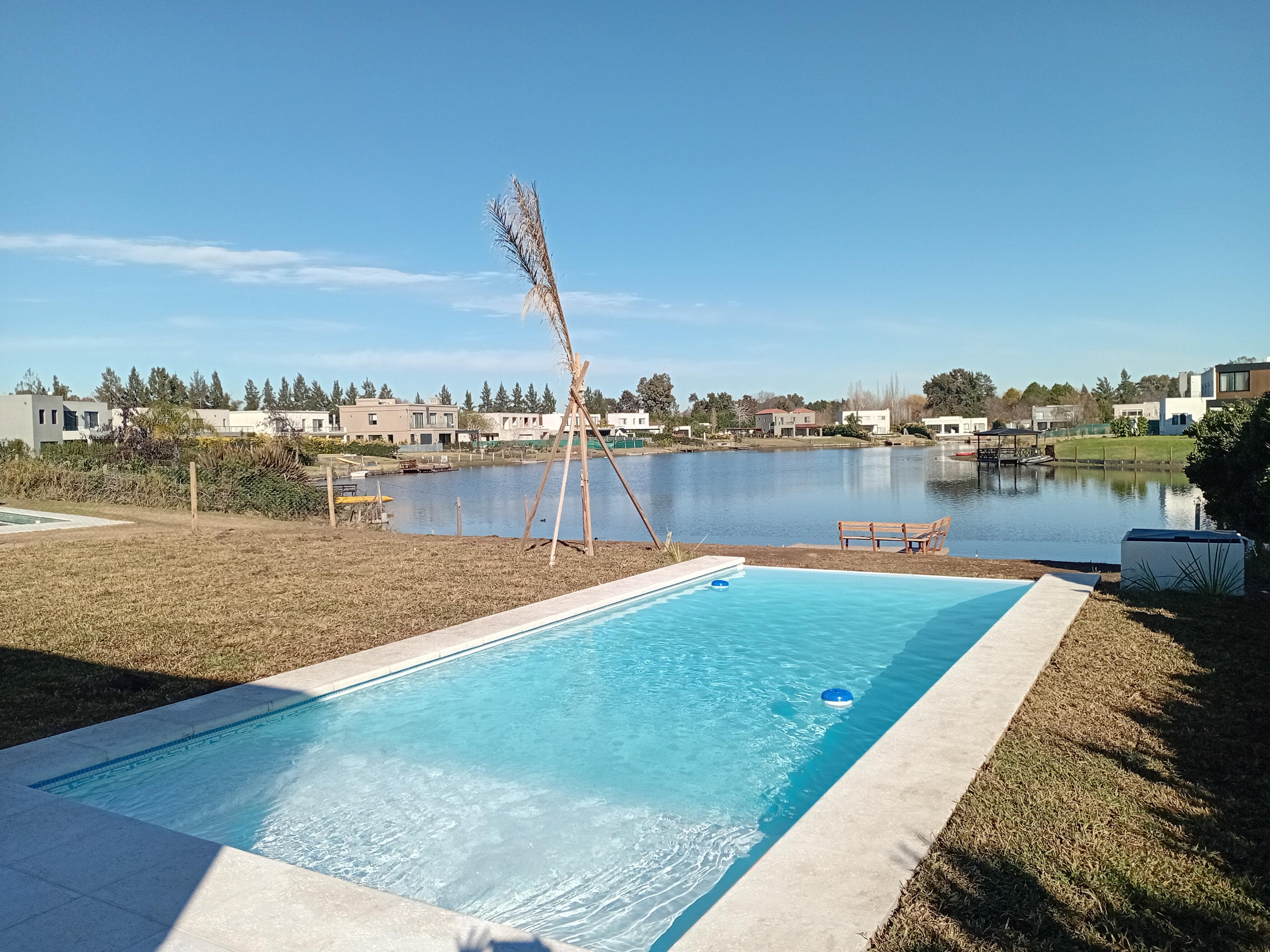 CASA 4 AMB CON PILETA Y VISTA A LA LAGUNA, EN BARRIO CERRADO SAN MATIAS ING MASCHWICH, ESCOBAR, A E — foto 1