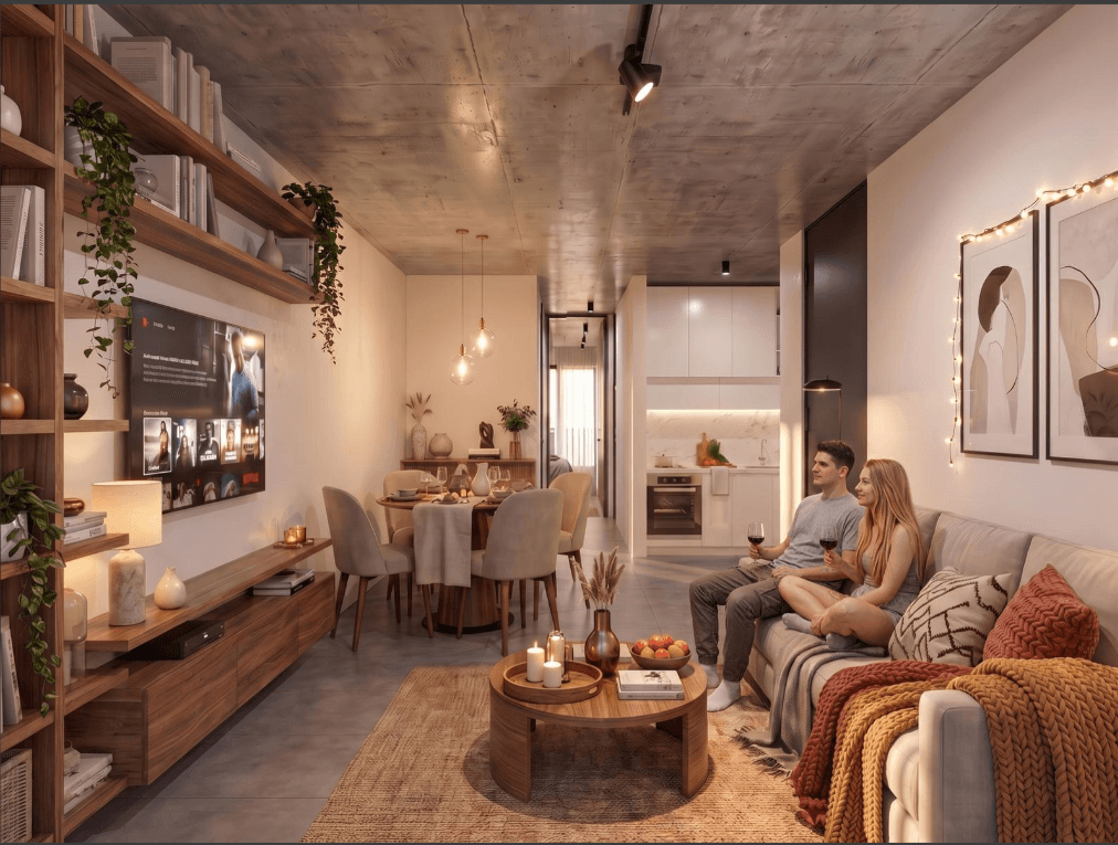 VENTA DEPARTAMENTO MONOAMBIENTE C/ BALCON EN CONSTRUCCIÓN, VILLA CRESPO — foto 1